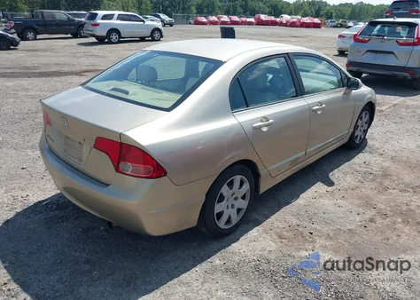 2008 Honda Civic Lx from USA, damaged, VIN 1HGFA16538L081250